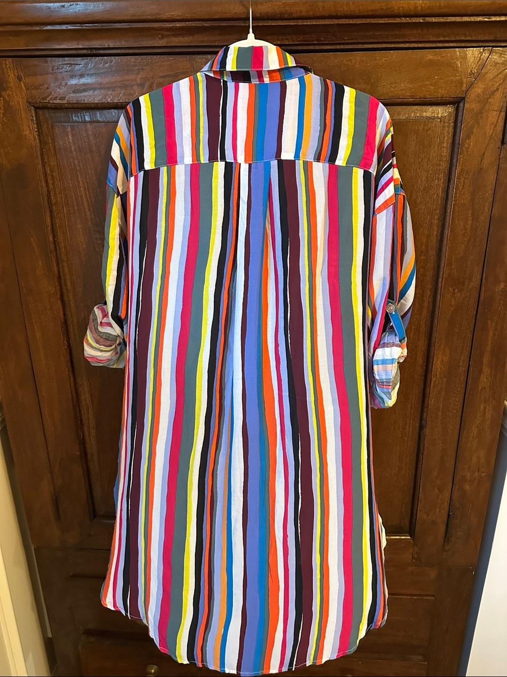 Anne Cole Stripe Coverup & Bikini top - Picture 9 of 12